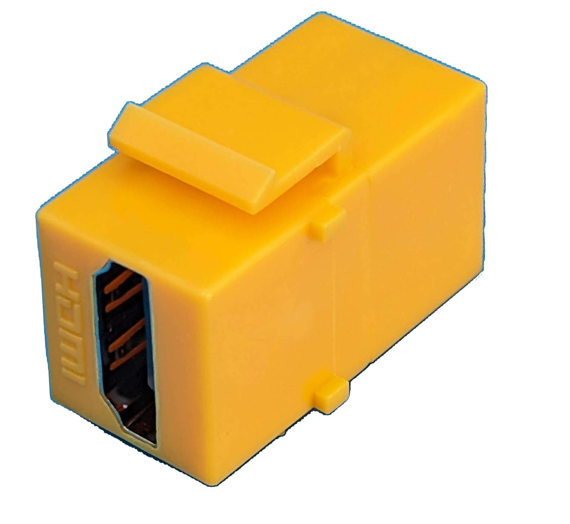 RiteAV HDMI Yellow Keystone Adapter Coupler Female to Female [1 Unit]