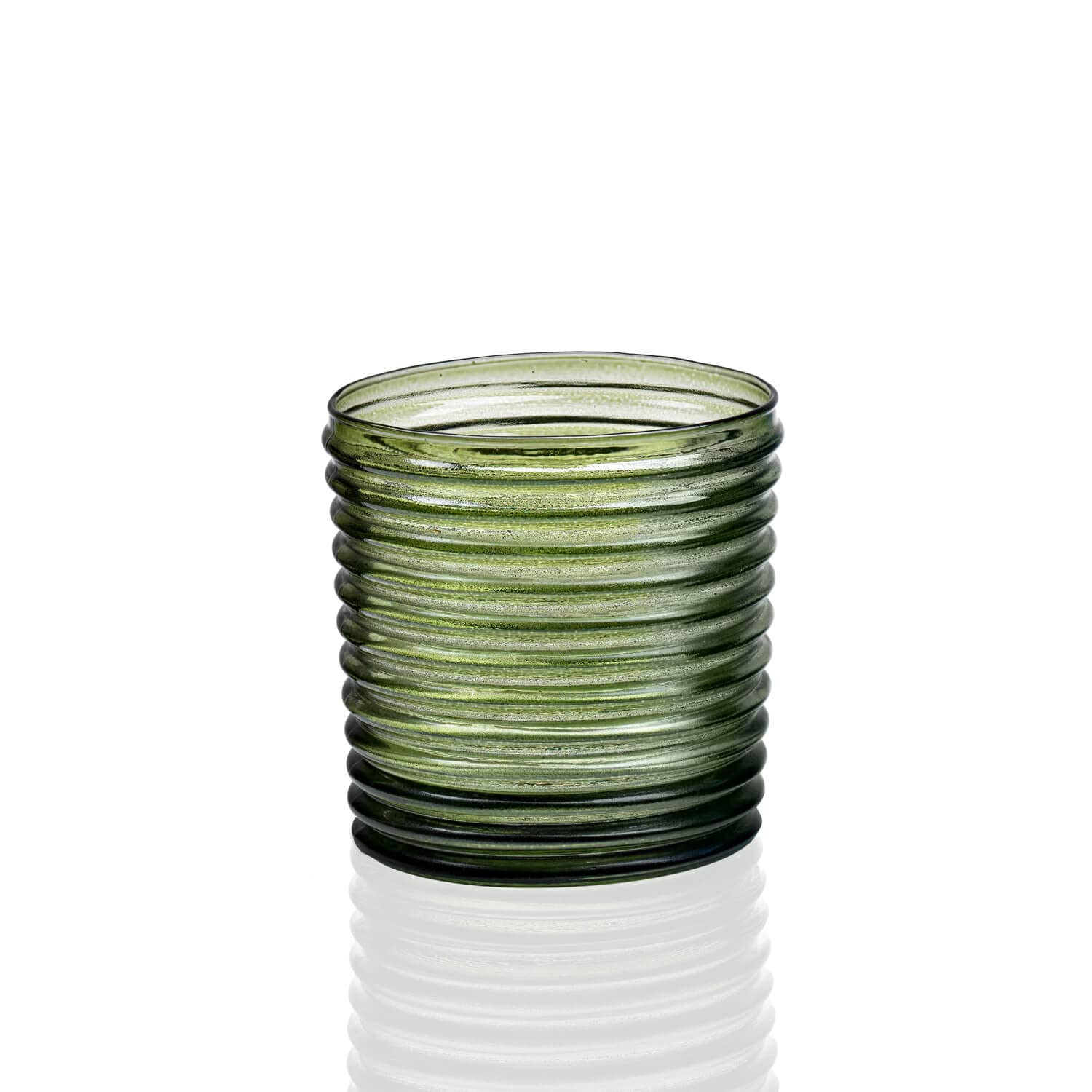 Vertigo Set 6 Water Tumbler - Forest Green, 10.1Oz