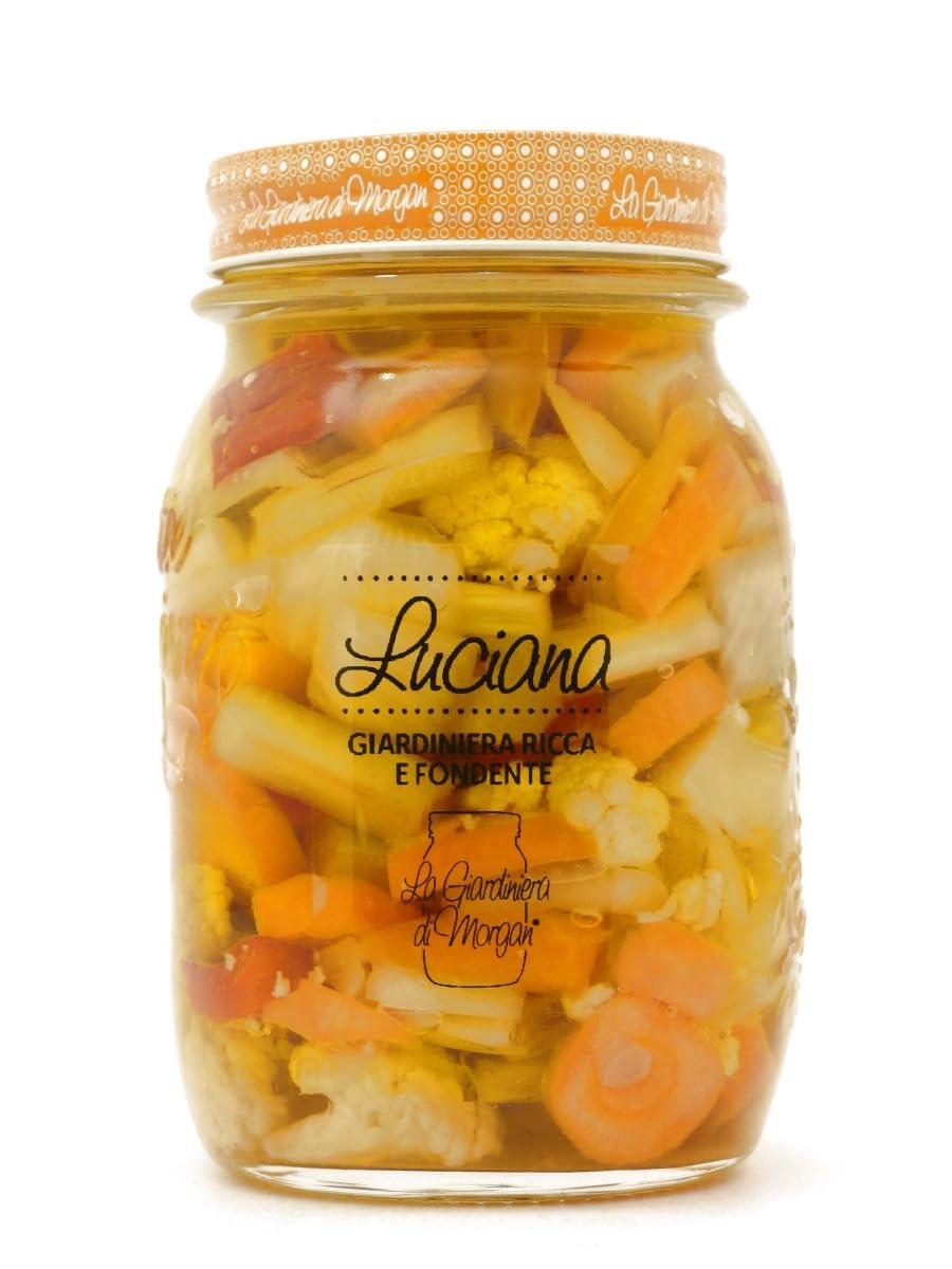 La Giardiniera di Morgan - La Giardiniera di luciana - Giardiniera fondente in olio 550gr