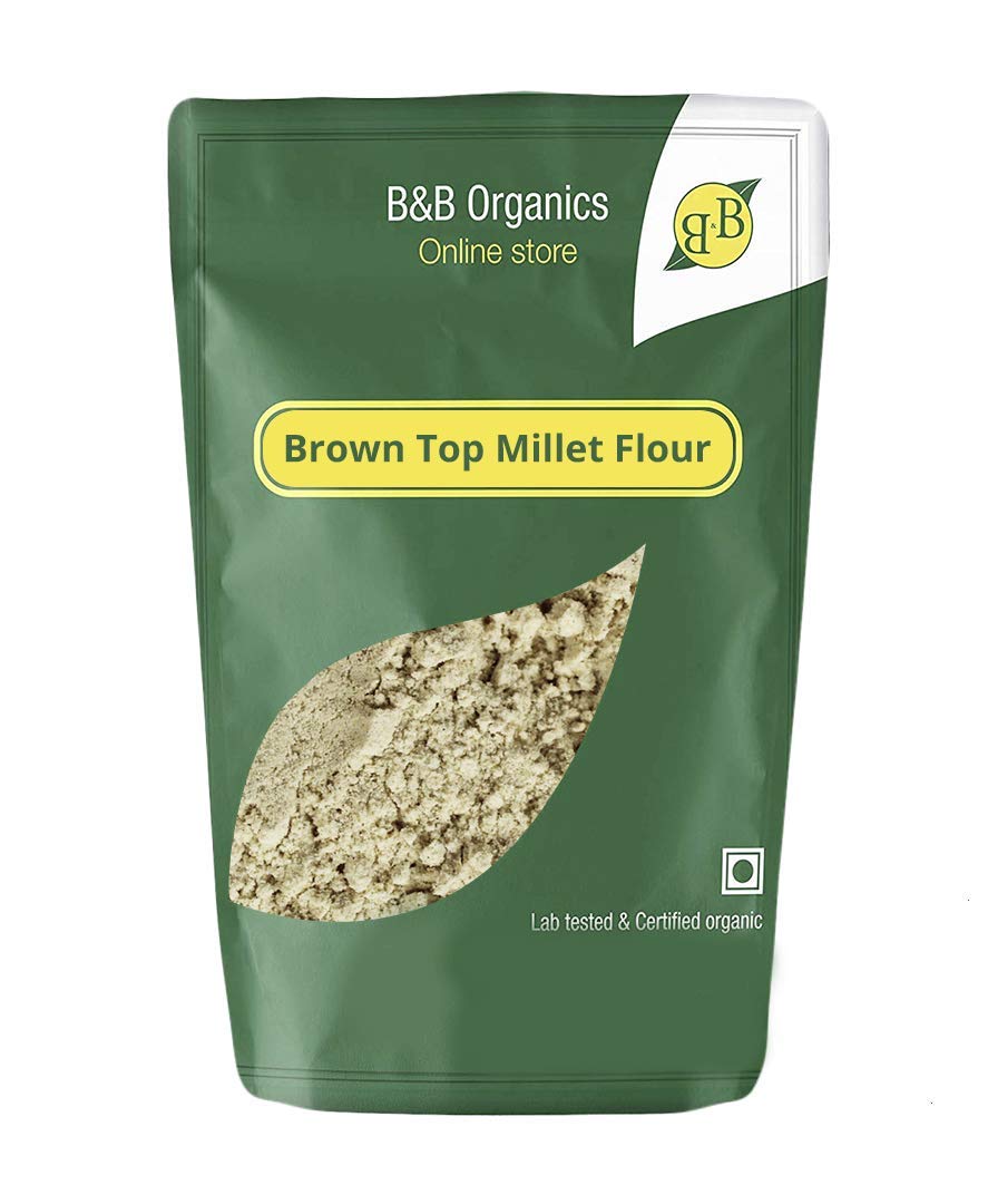 B&B Organics BrownTop Millet Flour 500g/ Traditional Millet Flour/Kula Saamai Maavu