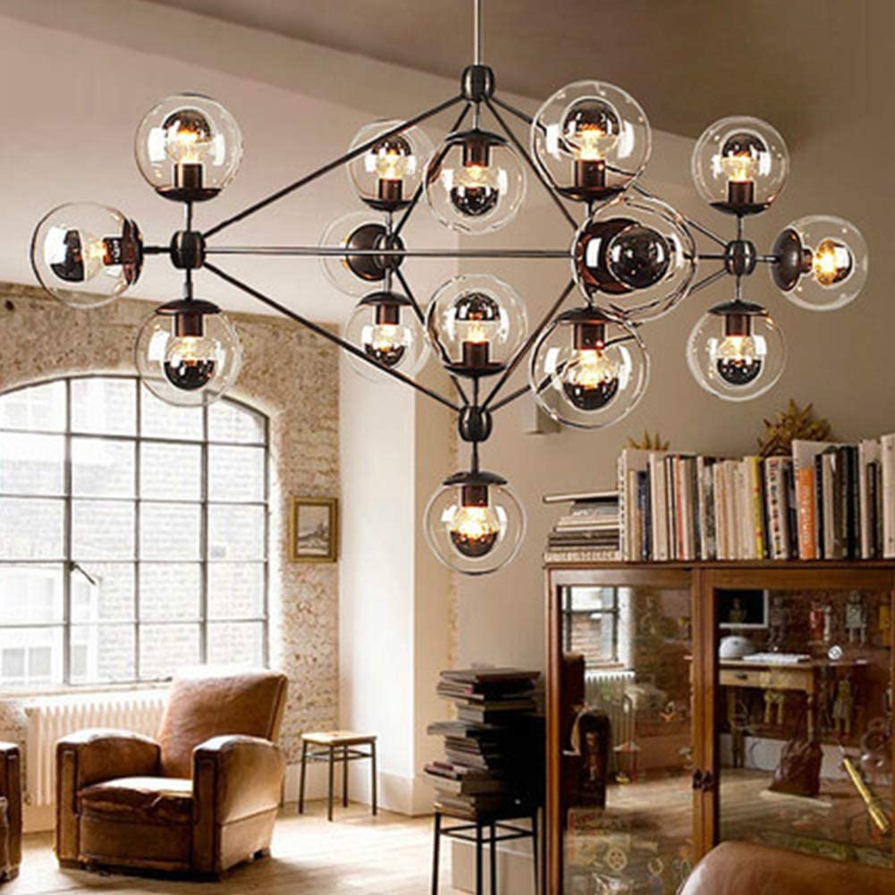 RZL Lighting, Paquete de 5/10/15, bombilla Led Edison AC220V A19 E27 4W/8W bombilla de filamentos de tazón plateado superior lámparas de luz de corona de medio cromo(10PCS 8w)