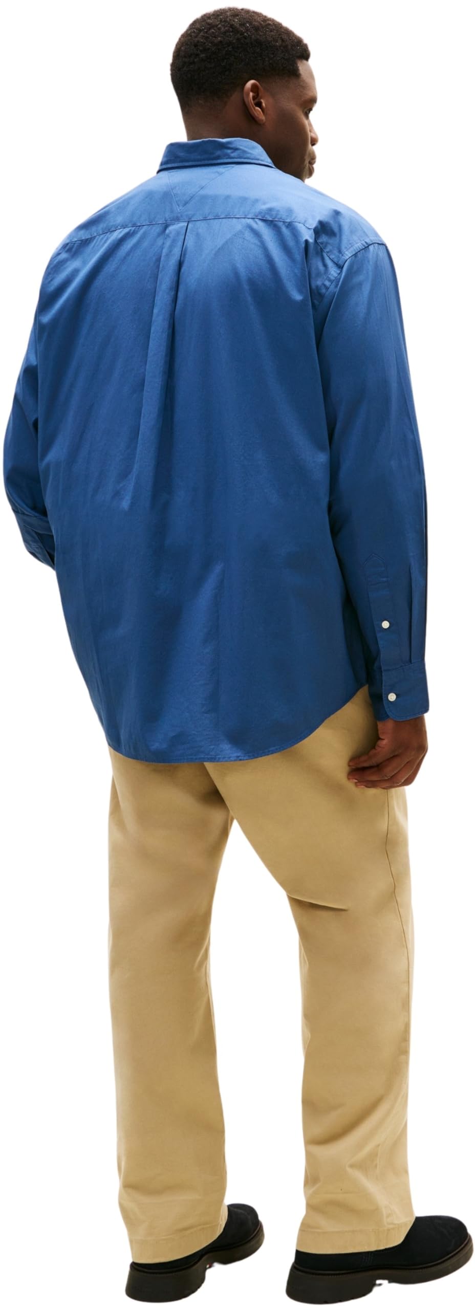 Tommy Hilfiger BT - Flex Poplin Solid RF Shirt Mw0mw43026 Camicia L/S Unisex - Adulto