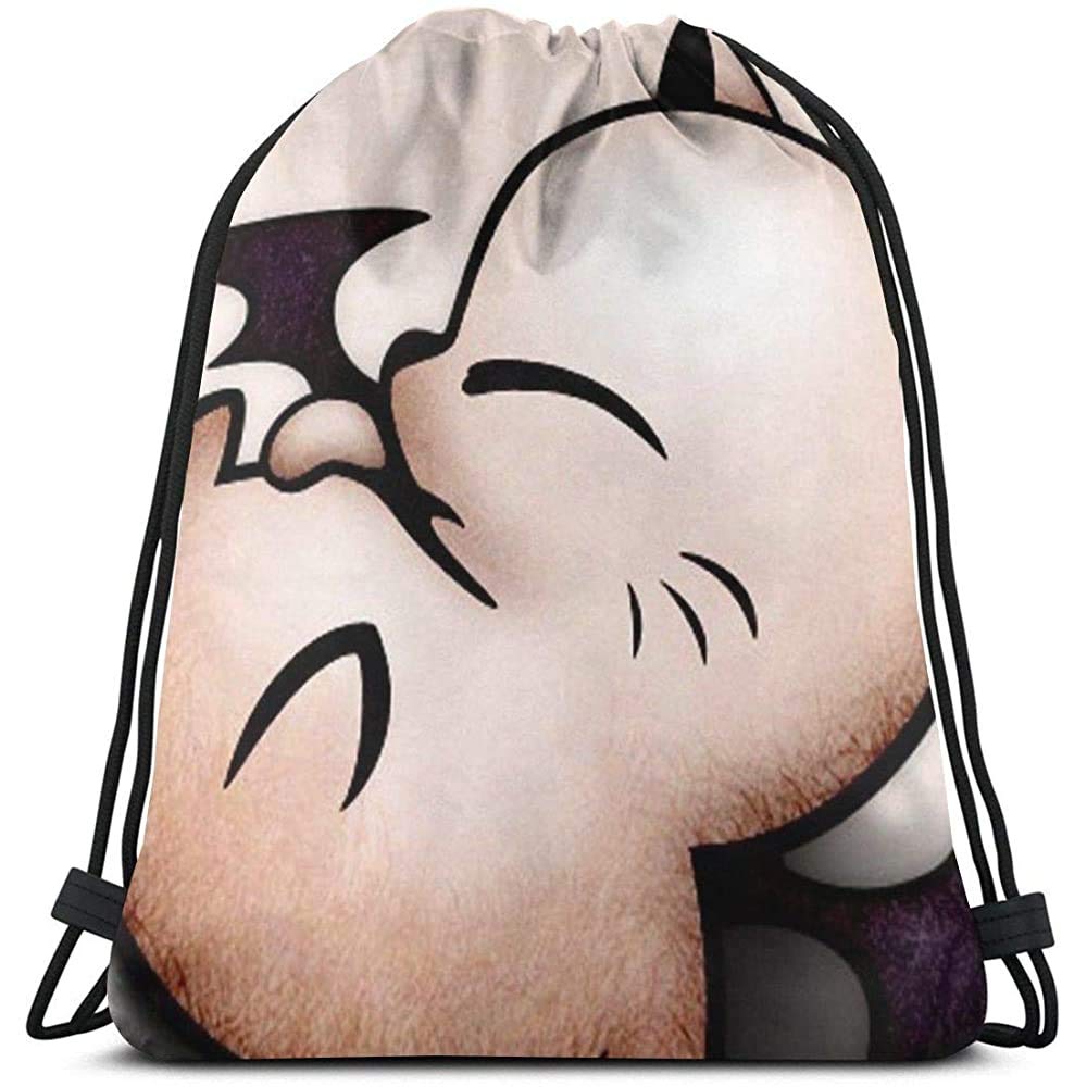 Not Applicable Drawstring Backpack Bag,Black Mogu Sleep Drawstring Backpack Bag,Fashionable Drawstring Daypacks For Gym Outdoor Travel