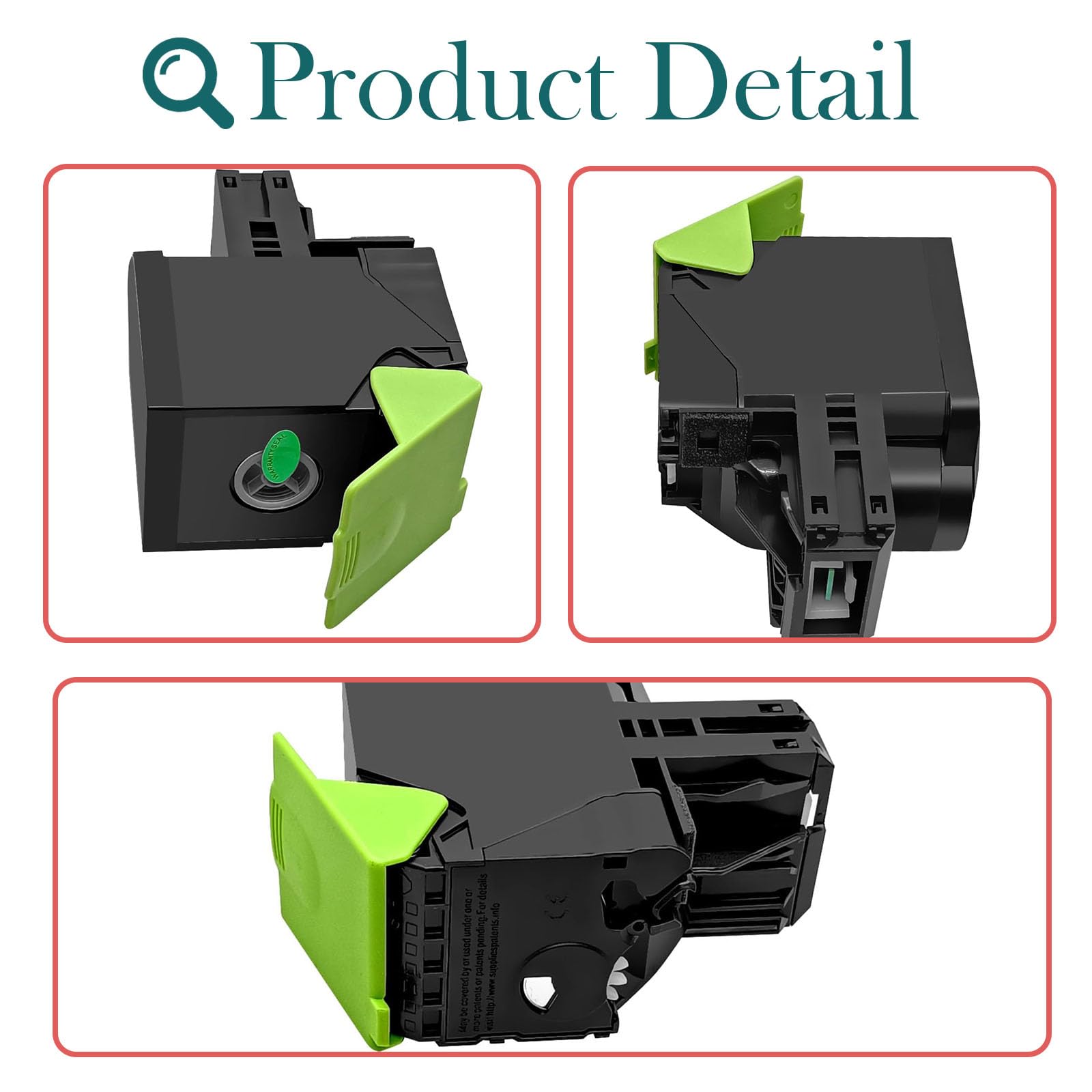 Green2Print High Quality Toner Black 3000 Pages Compatible with Lexmark C232HK0 High Quality Toner Suitable for Lexmark MC2325adw, MC2325, MC2425adw, MC2425, MC2535adwe, MC2535, MC2640adwe, MC