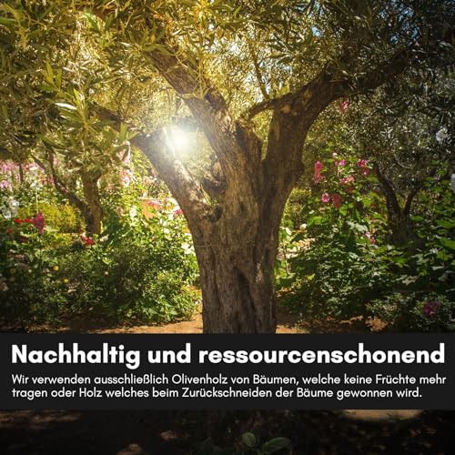 Set da 4 tavolette in legno d'ulivo FAMILIA - 22 x...