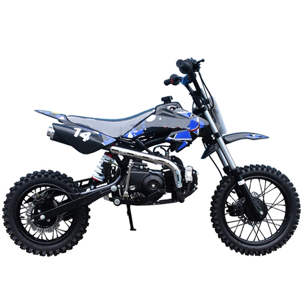 X-PRO 110cc Dirt Bike Pit Bike Kids Dirt Pitbike 110 Dirt Pit Bike，Blue