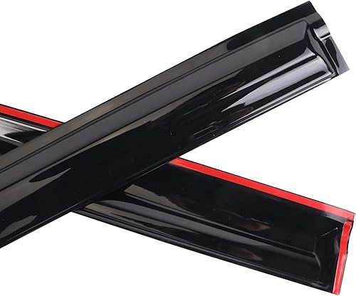 Miniatura 4 de CUSTONEPARTS Juego de 4 protectores de lluvia para ventana Ford Ranger T6 SuperCrew 94387 2011-2019