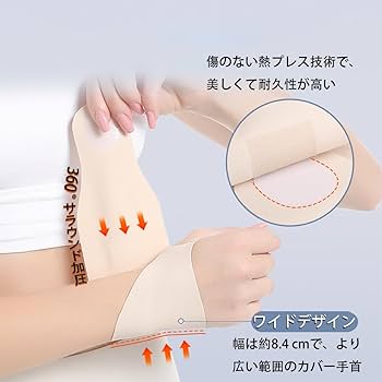 Amazon | 手首 サポーター 固定 保護 超薄型 手首サポーター通気