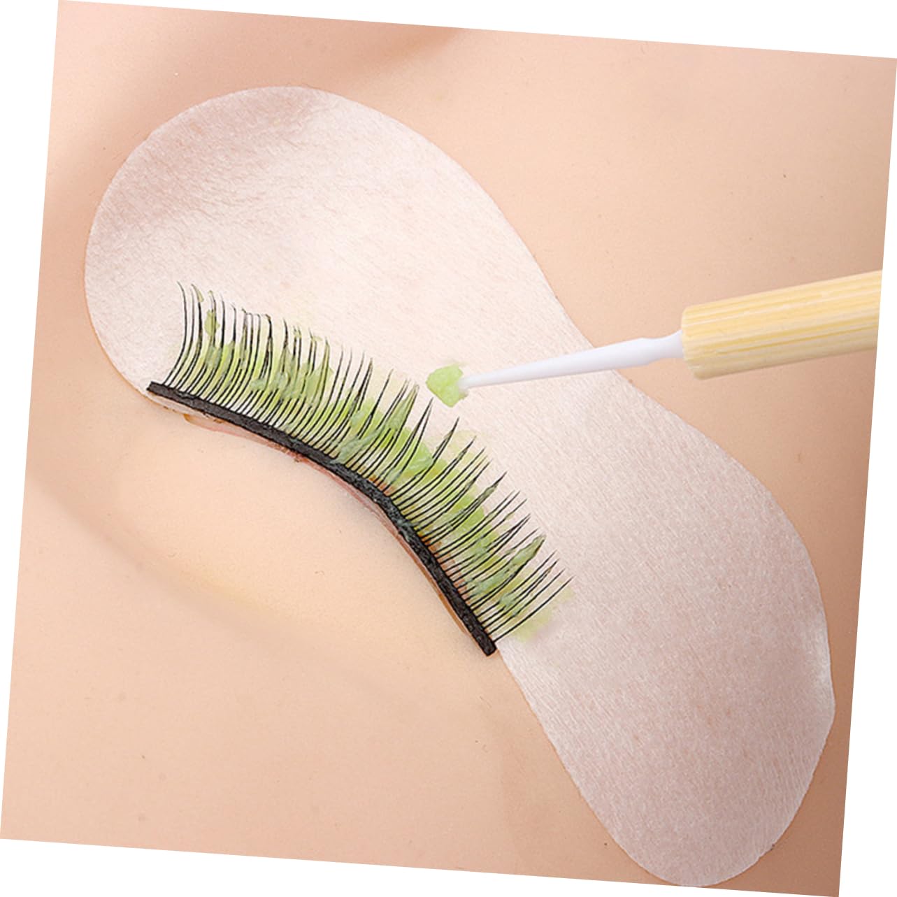 Beatifufu 50pcs Lash Grafting Cleaning Rods Bamboo Makeup Brush Gentle on Skin Present for Women Safe Practical Versatile Use