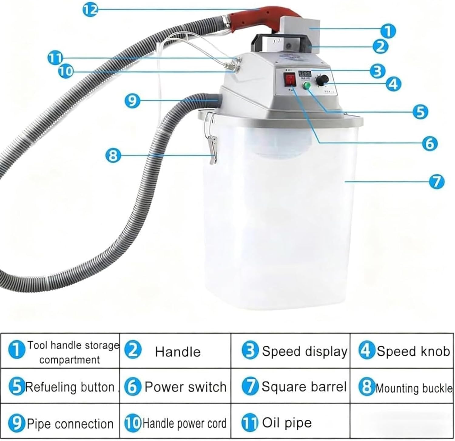 Máquina cortadora de hilos automática, 28000 rpm, velocidad ajustable, cortador de hilo eléctrico con cubo de 30 L, diseño sin escobillas para coser
