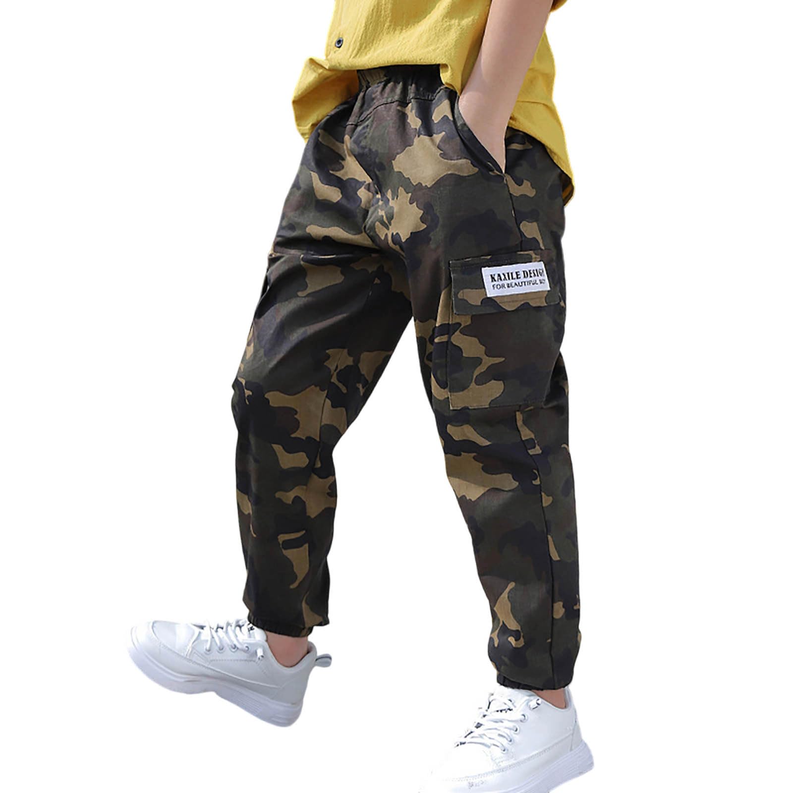 Generisch 2026 Invierno Niño Bebé Niños Niñas Sólido Pantalones Sueltos Pantalones Deportes