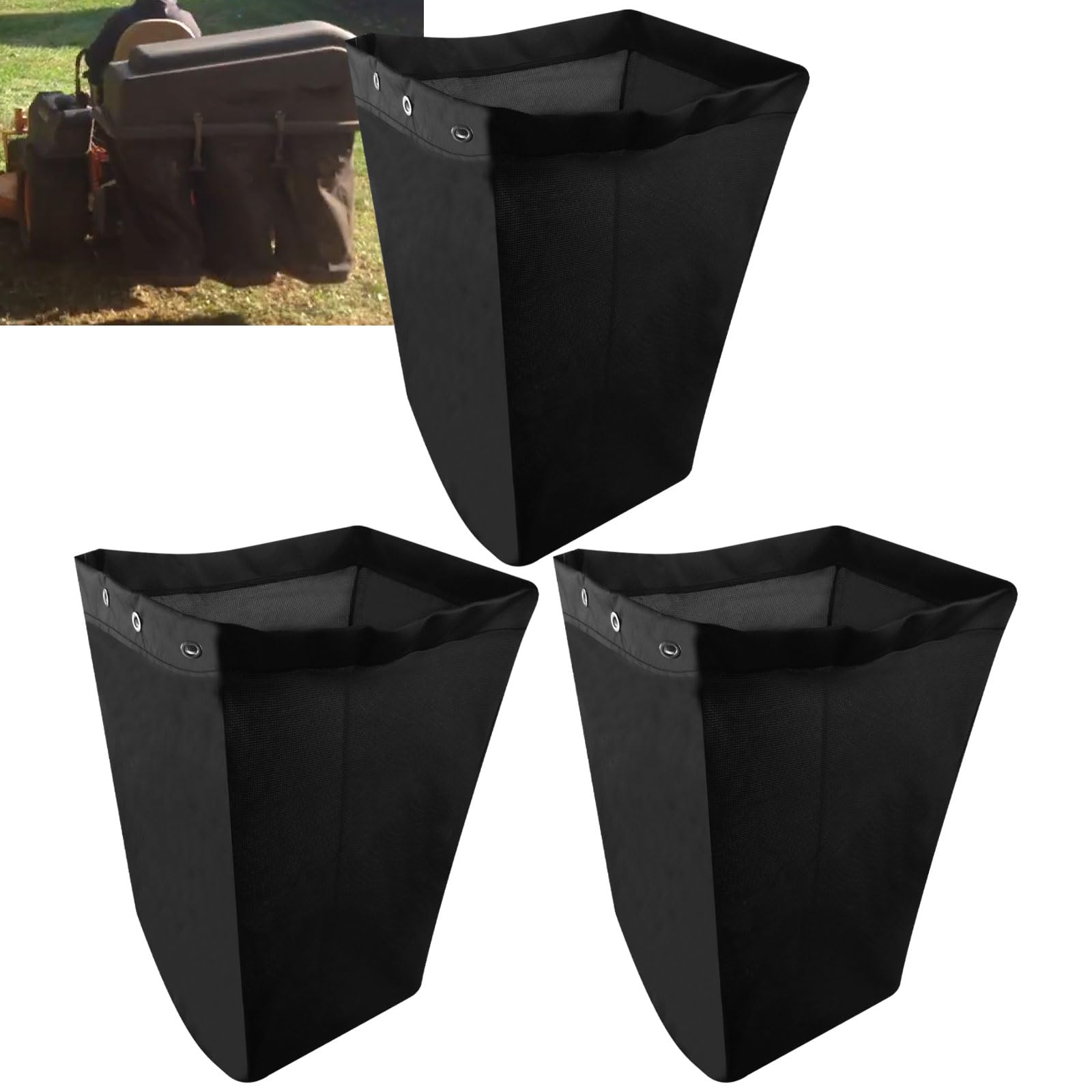 Braveboy 462968 482569 - Bolsa de recogida de césped compatible con cortacésped Scag/Turf - Tigres/Wild - Cat 482384, S462968, 16727