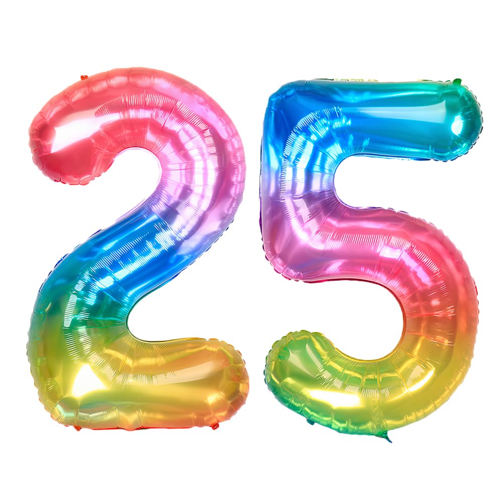 Foil Globo Número 5 Azul 40" (101cm), Inflable Helio o aire, Gigante Numeros 0-9, 10-19, 20-29, 30-100, Grande Globos Decoración para La Boda Aniversario y Cumpleaños Fiestas — view 201