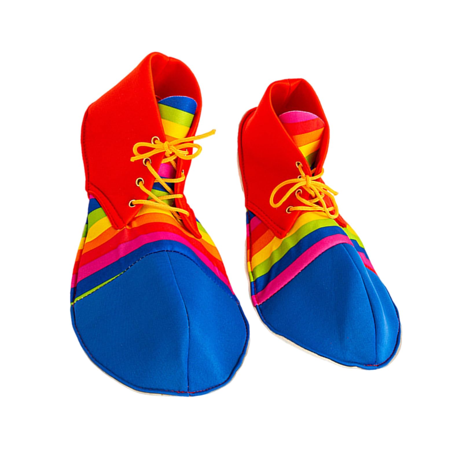 ADYJEE Unisex Shoes Jumbos Large Clown Shoes Adult Kid Clown Costume Rainbow Clowns Shoe for Halloween Party Unisex