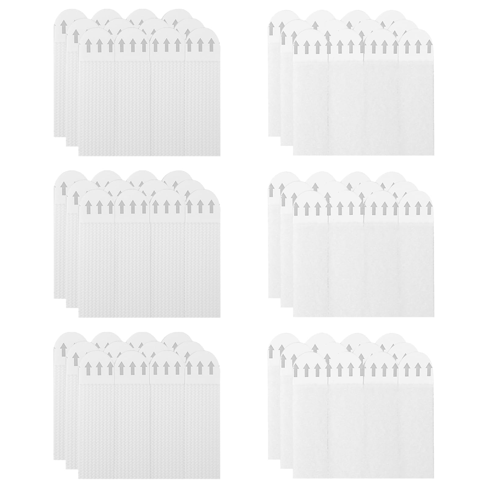 72 Piezas Tiras Adhesivas para Colgar Cuadros sin Agujeros, Cinta de Doble Cara para Colgar Marcos, Espejos, Relojes de Pared sin Clavos, Adecuado para Diversas Superficies,19*92mm