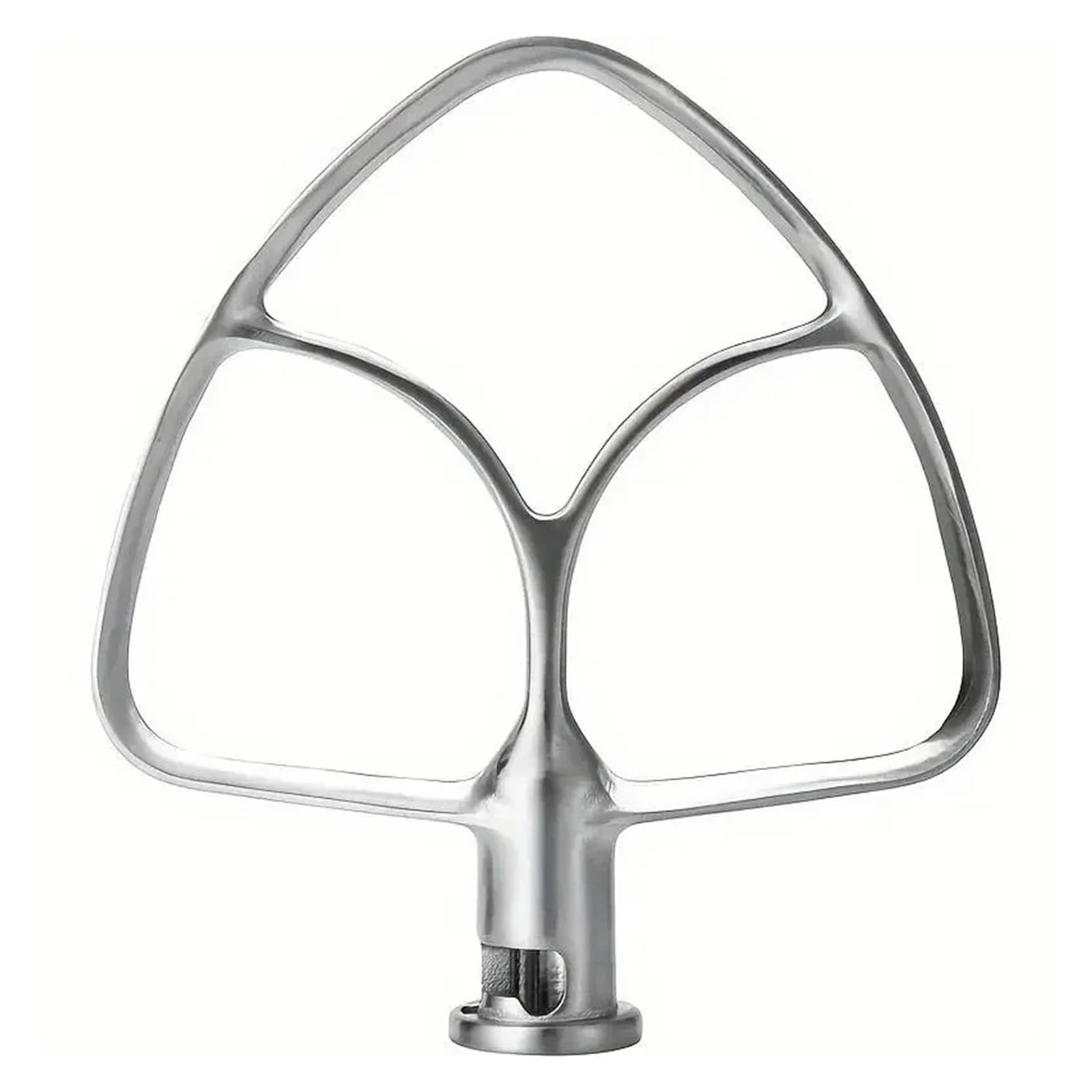 Batidor plano para KitchenAid Artisan fácil de limpiar de 6 cuartos