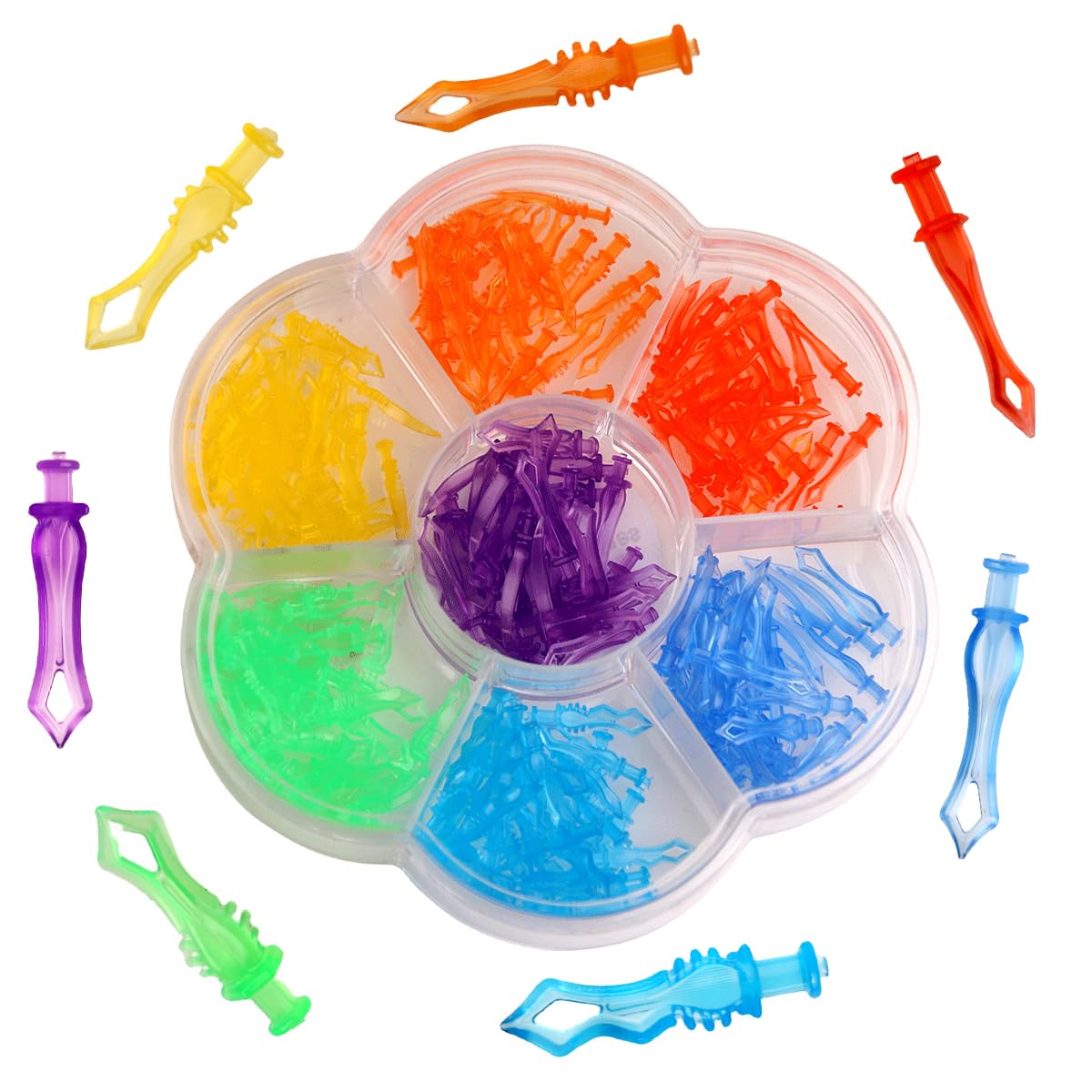 210 Pcs Dental Plastic Poly Wedges Dental Diamond Wedges Autoclave Medical Plastic Disposable Interdental Composite Restoration Materials Dentistry Tool,7 Sizes Kit