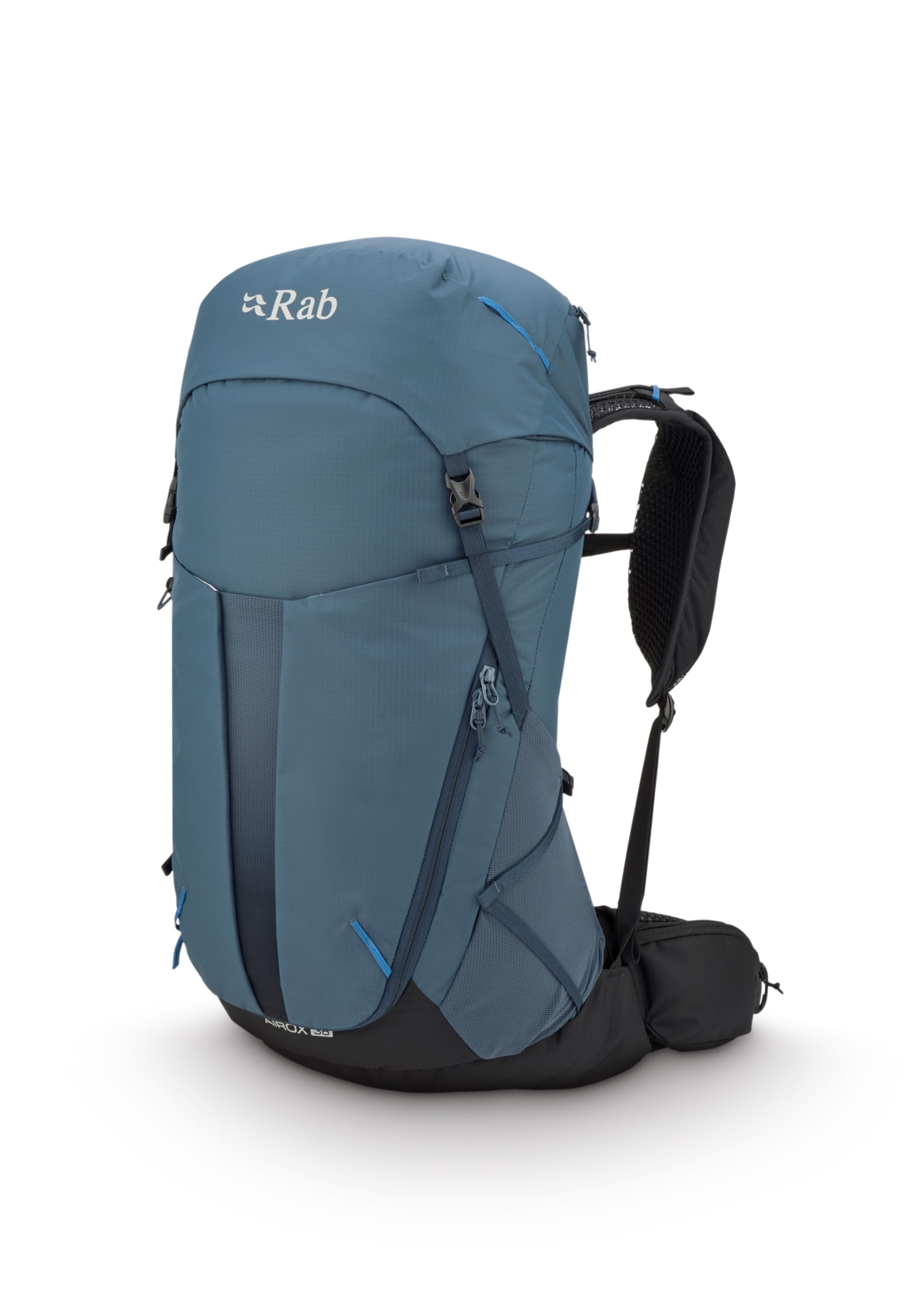 Rab Men's Airox Backpack - Lightweight Breathable Backpack for Hiking, Trekking, & Backpacking - Tempest Blue - 36-Liter (Back Length - Medium/Large)