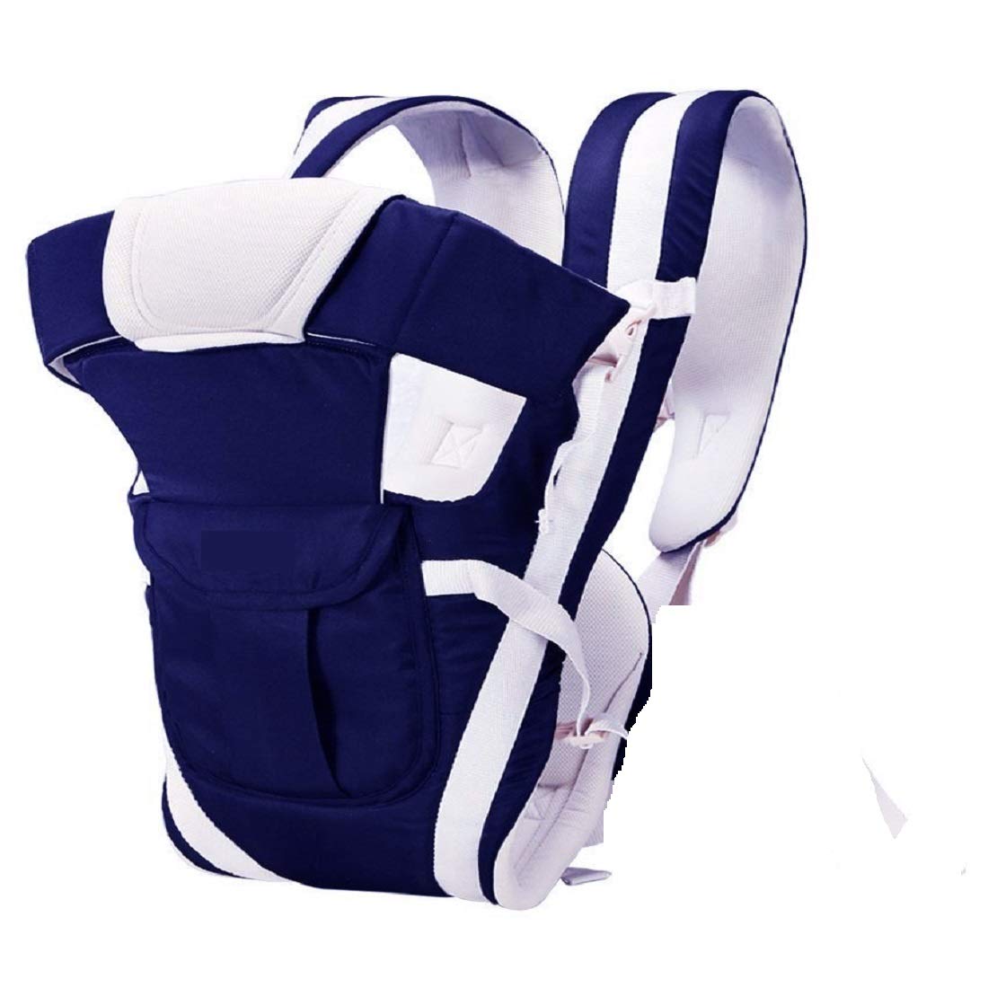 Ineffable Baby Carrier Cum Kangaroo Bag 4 in 1 Carry Bag Baby Carrier Cum Kangaroo Bag Cuddler (Air Mash Fabric) (Dark Blue)