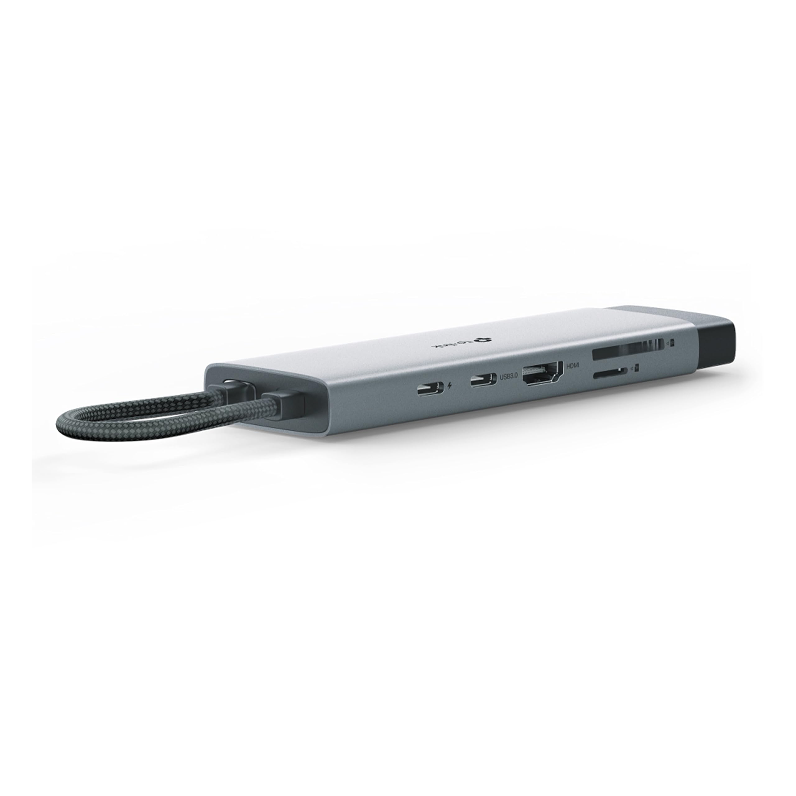 UH9120C, koncentrator USB typu C 9 w 1, 4K przy 60 Hz HDMI, 1 Gb/s Ethernet, SD i microSD UHS-I, zasilacz 100 W, 1 x port danych USB-C, 3 porty danych USB-A