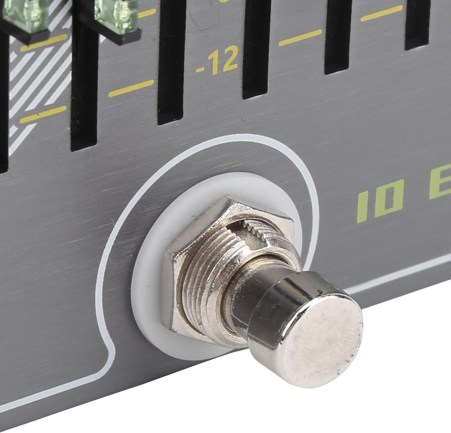 DC 9 V Portable 10 Bandes égaliseur True Bypass Design Guitare égaliseur Instrument de Musique Fournitures 300mA