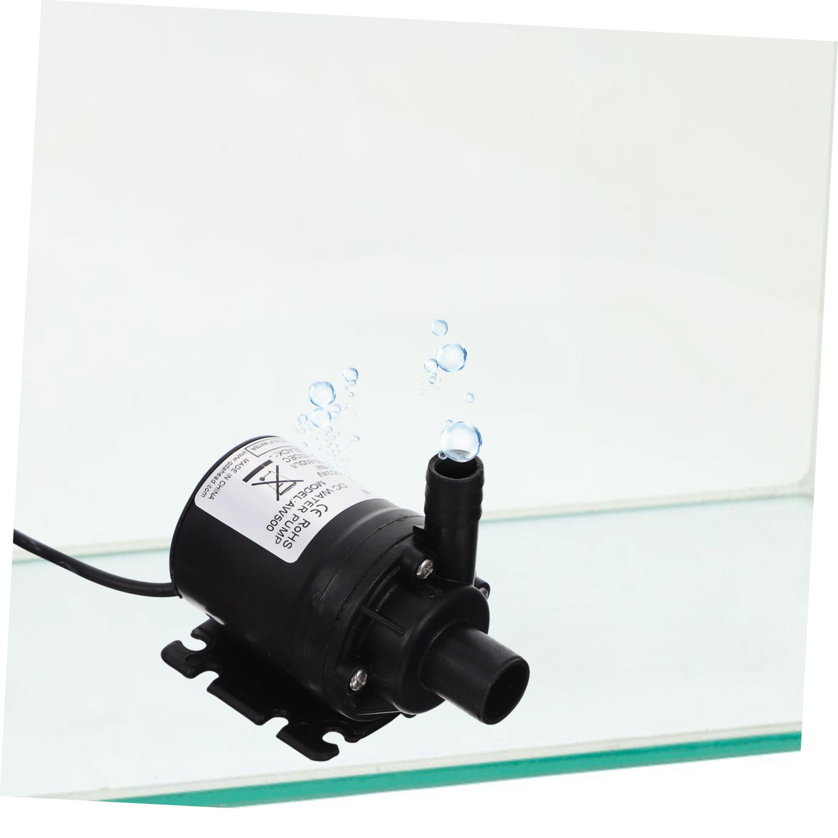 Bomba de Refuerzo Sumergible Dc 24v para Hogar, Microbomba de Plástico de Ingeniería, Bomba Presurizadora Silenciosa para Ducha y Calentador, Compatible Agua hasta 60 °c