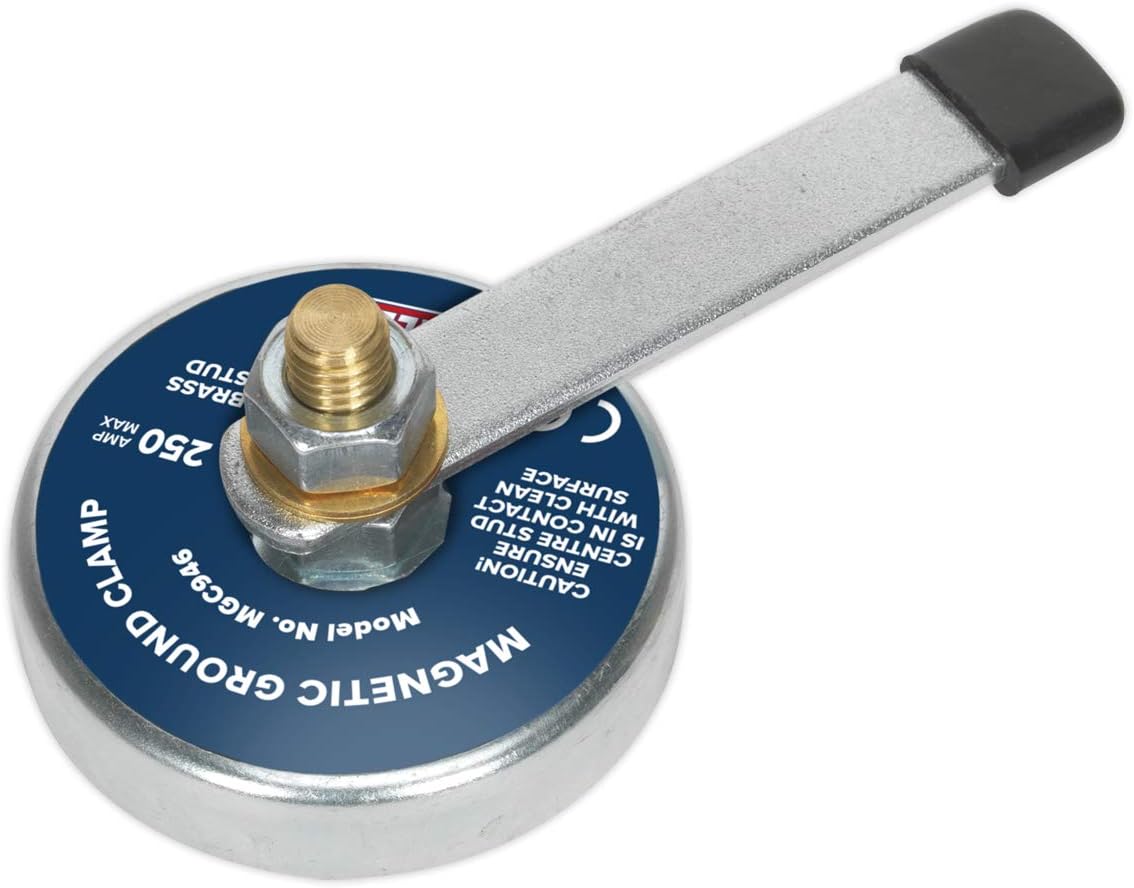 Sealey MGC946 Magnetic Ground Clamp, 250A, 85mm Ø