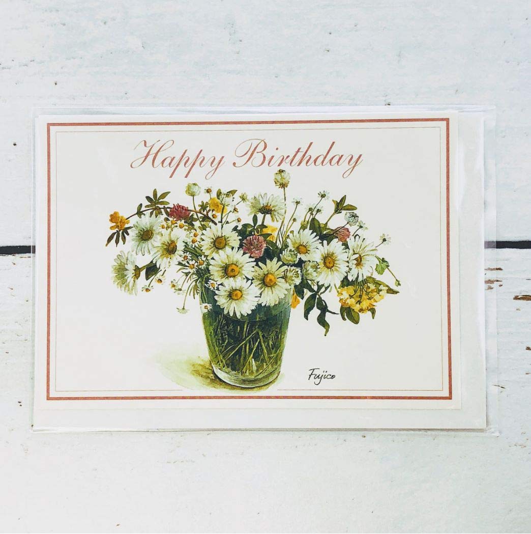 Frontia Birthday Greeting Card 5"x4" Japan Import