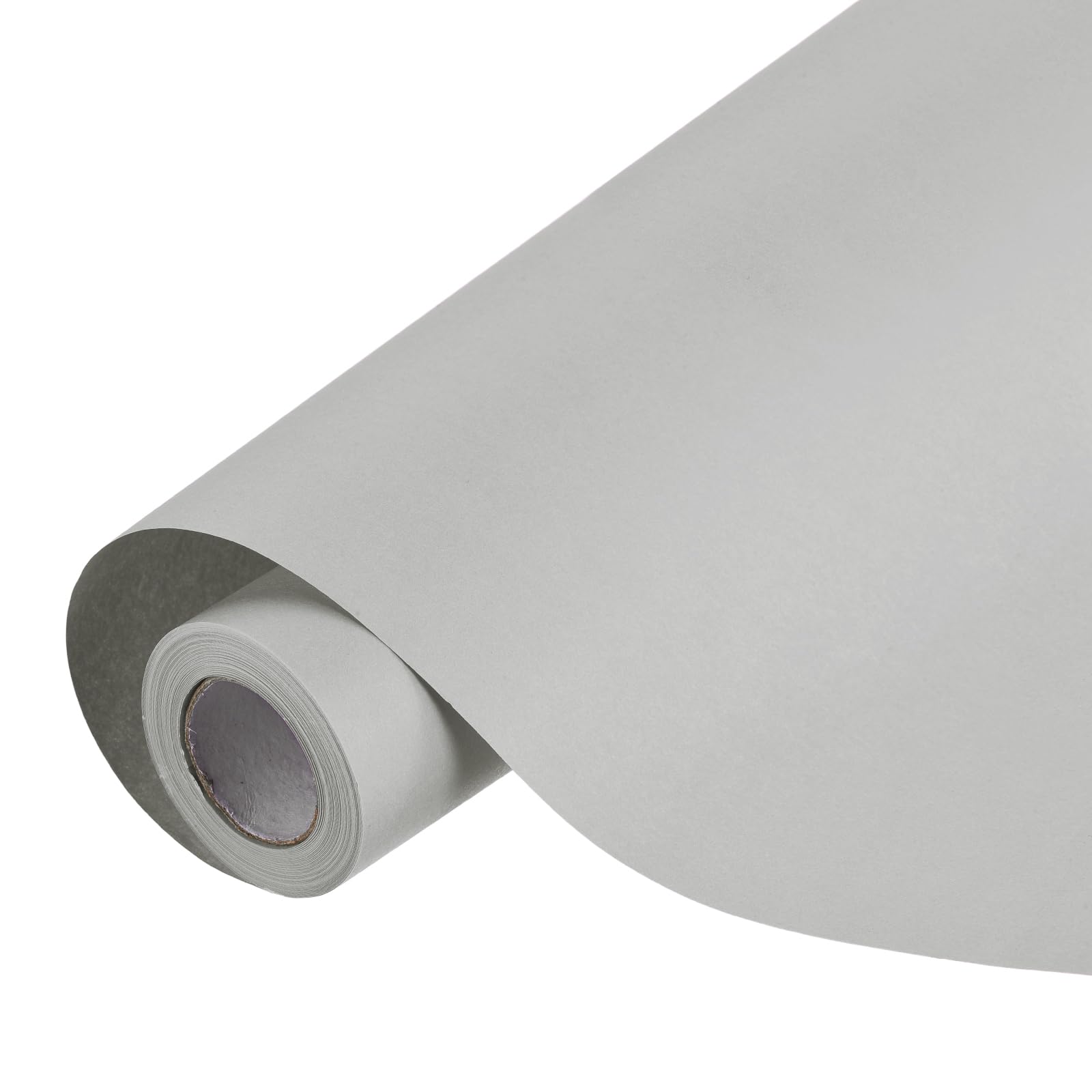 sourcing map Kraft Wrapping Paper Roll, 38cm x 1100cm Decorative Paper for Gift Wrapping Bouquet Flower Bulletin Board Art Painting Craft Packaging Shipping, Gray 80GSM