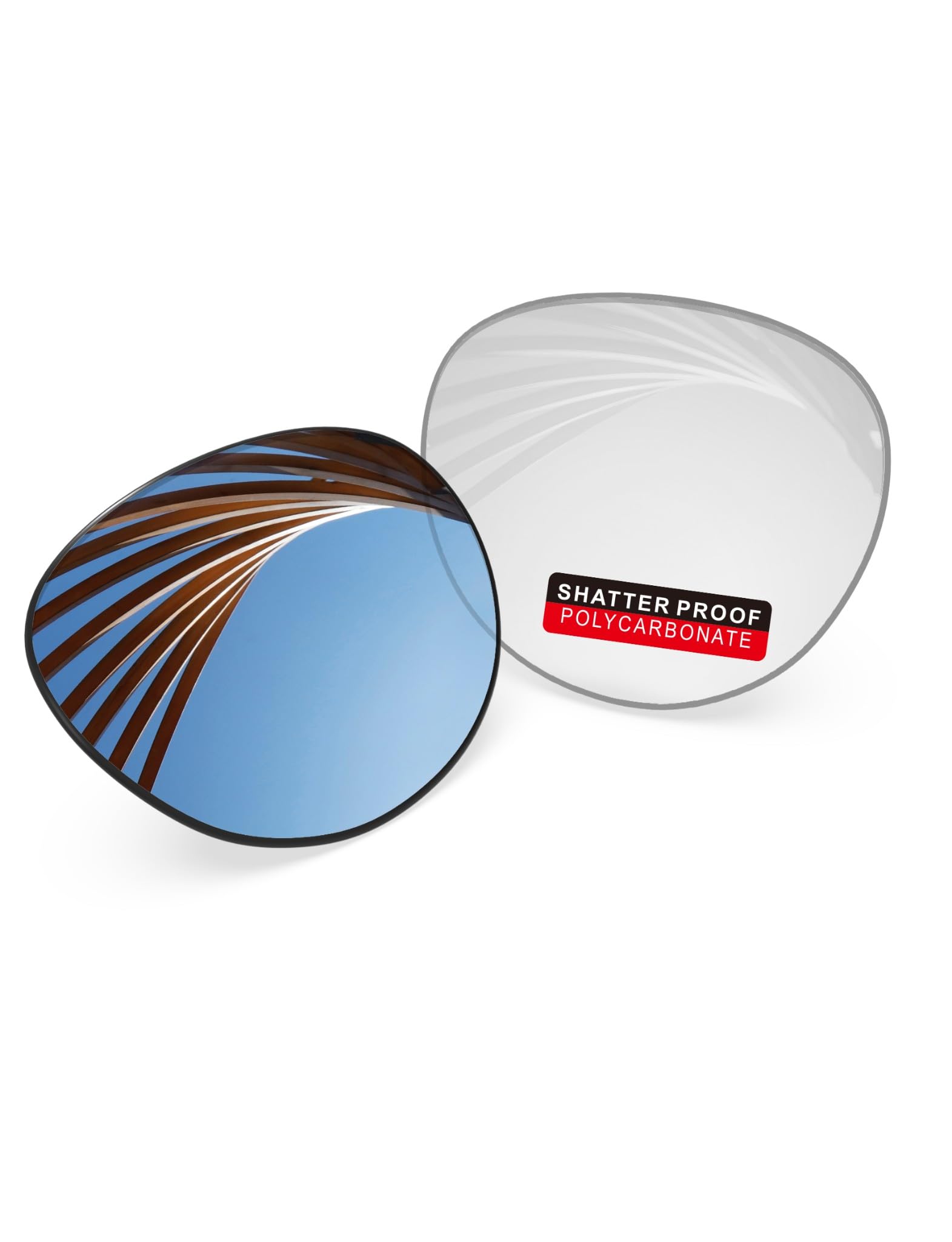 Lentes de repuesto PRO+ de policarbonato no polarizados para gafas de sol Ray-Ban Meta Headliner RW4009 de 50 mm, titanio Eclipse fotocromático