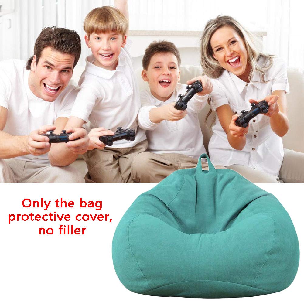 NANANA Sofabezug Lazy Sofa Sitzsack, Sitzsack Stuhl Sofabezug Lazy Lounger Bezug Abnehmbarer Lazy Sofa Sitzsack, Ohne Füllstoff, Oxford Fabric Furniture Schlafzimmer, 4 Größen,Color11,L