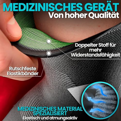 NativoDex Ellenbogenbandage – Kompressionsbandage für Ellenbogen, Bandage für Tennisarm, Golferarm, Sehnenentzündung, Arthrose, Sport - Armbandage Herren und Damen