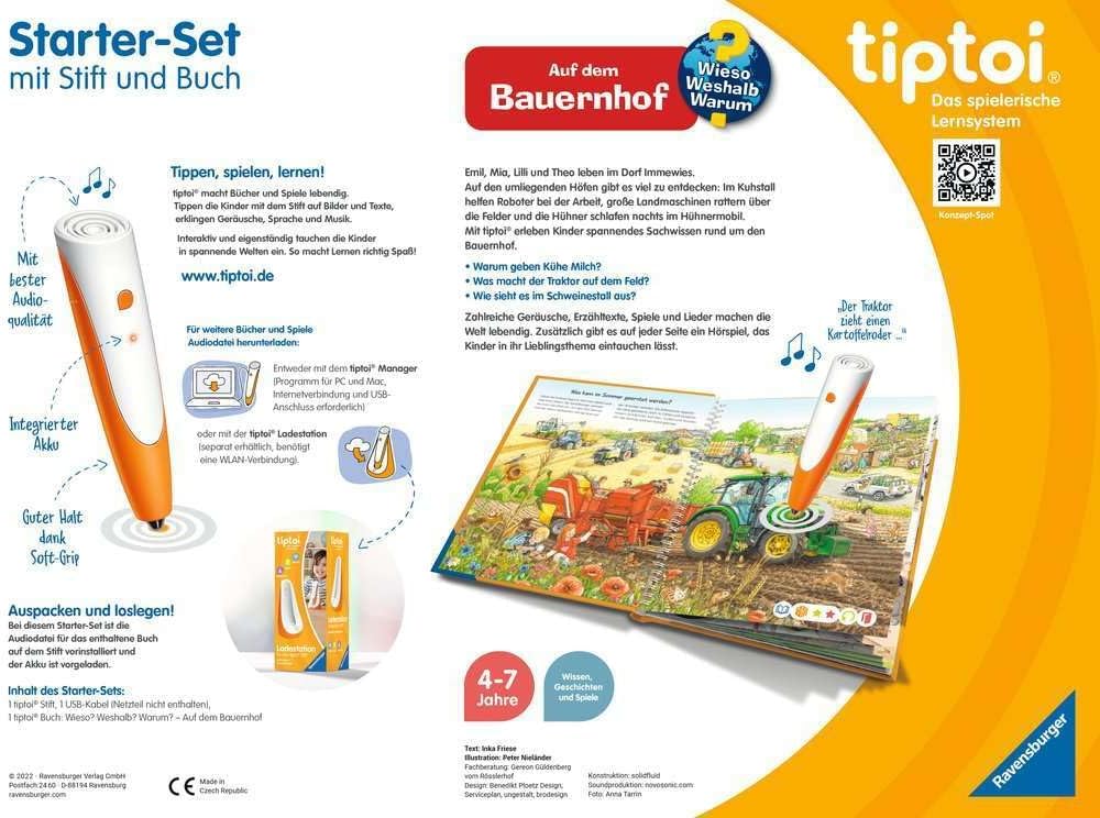 tiptoi® Starter-Set: Stift und Bauernhof-Buch