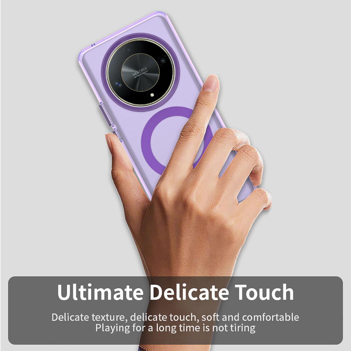 COVER MAGNETCA Per HONOR MAGC 4 LTE CUSTODA + FRONTE RETRO VETRO