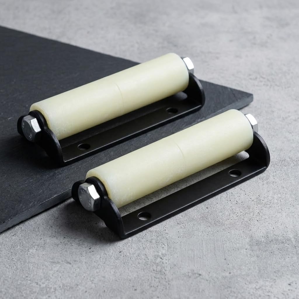 RV Slide Out Roller 2 Sets Nylon Dual Rollers Steel Structure