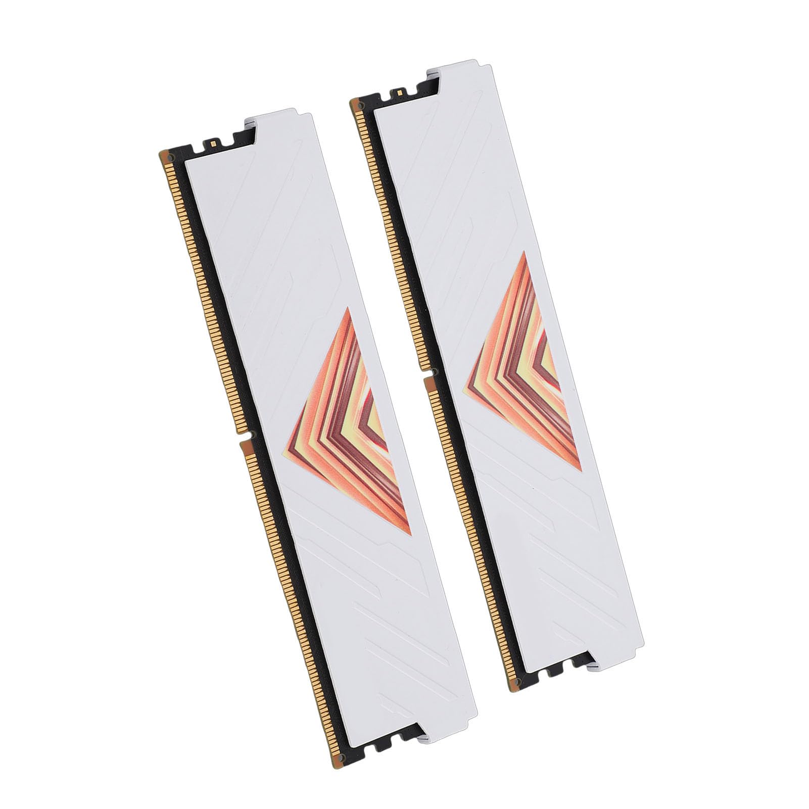 DDR4 RAM 8 GB 3600 MHz Moduł Pamięci Stacjonarnej z Rozpraszaniem Ciepła na Komputer do Gier Stop Aluminium 2 szt. (WHITE)