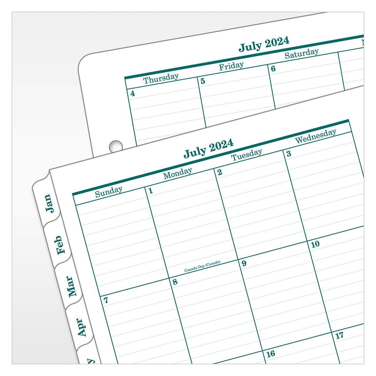 amazon-com-franklincovey-original-two-page-monthly-calendar-tabs-classic-jul-2024-jun-2025-office-products