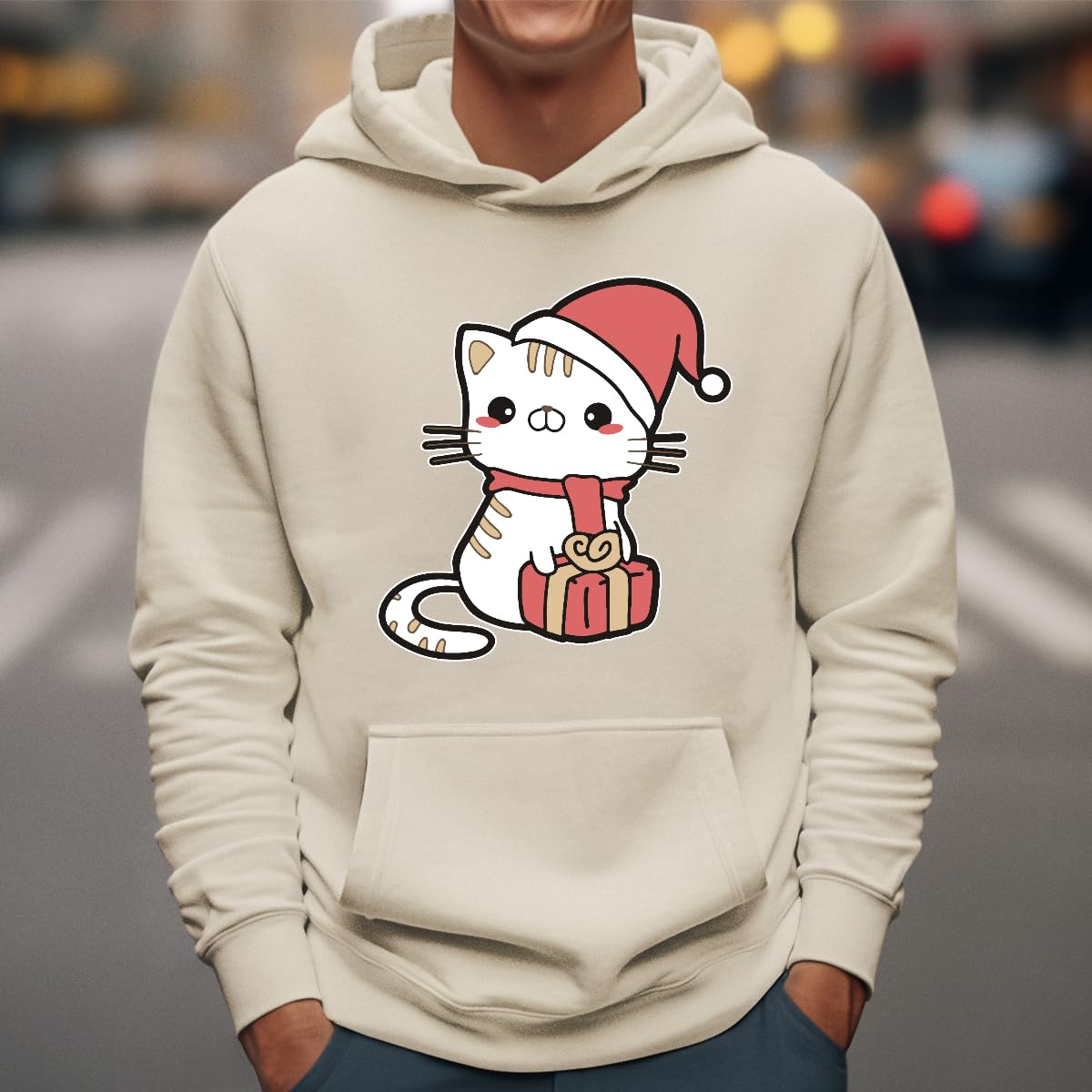 Gatto Natale regalo Natale maglione