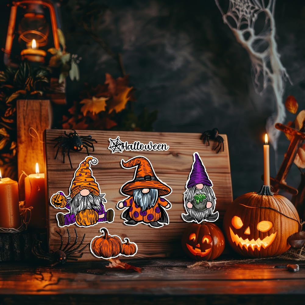 Happy Halloween Ghost Pumpkin Clear Stamps For Card Making Decoration DIY Scrapbooking, Halloween Creature Transparent Rubber Seal Stamps For Photo Card Album Crafting Supplies