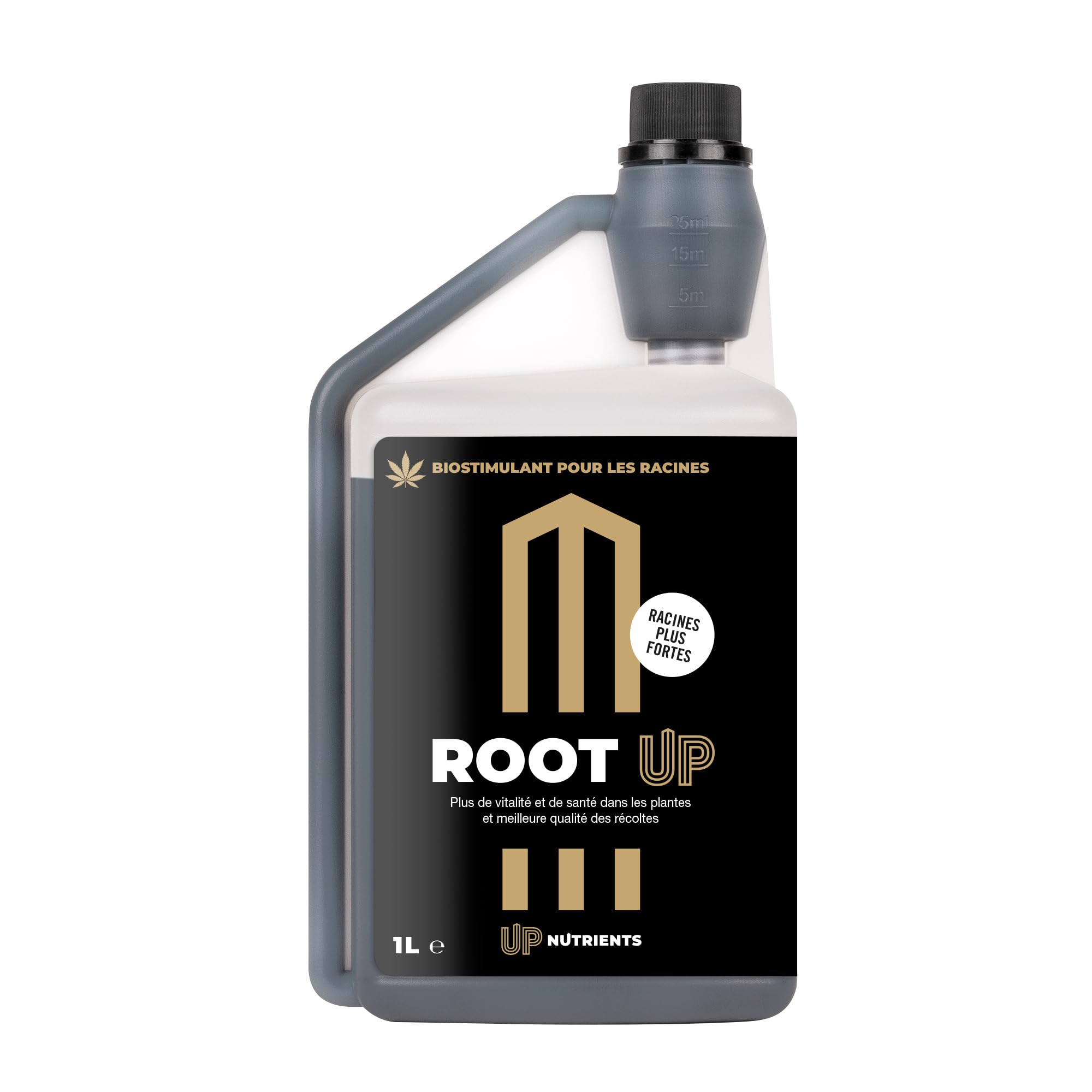 UP NUTRIENTS Bio Stimulateur de racines ROOT UP 1 L Engrais racinaire 100 % organique - Engrais activateur pour racines robustes, grandes et solides