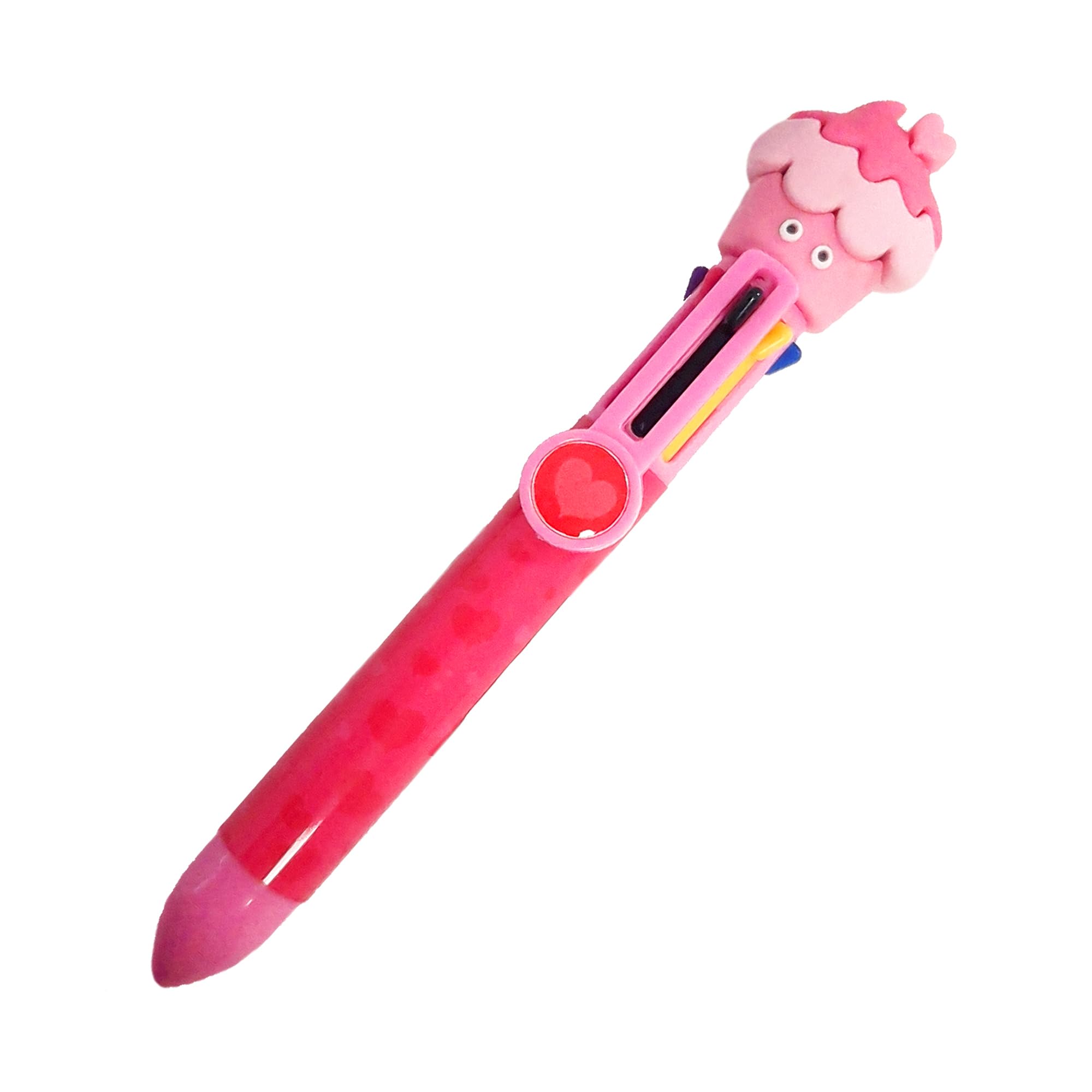 Tinc Tinc Veelkleurige Intrekbare Balpen 6-in-1 Kleuren Balpennen Voor Schoolkantoor Thuis Hart Tinc Tinc Veelkleurige Intrekbare Balpen 6-in-1 Kleuren Balpennen Voor Schoolkantoor Thuis Hart