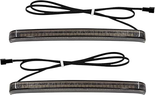 HDBUBALUS Luz trasera de alforja ahumada LED para freno de marcha secuencial para Harley Touring Street Gilde Road Gilde Road King Electra Glide