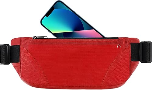 Miniatura 9 de Belt Bag, Waist Bag Leather, Waterproof Adjustable FannyBag, Sturdy Lightweight Comfortable Sports Storage Belt Pouch for Men, Women, Teens and