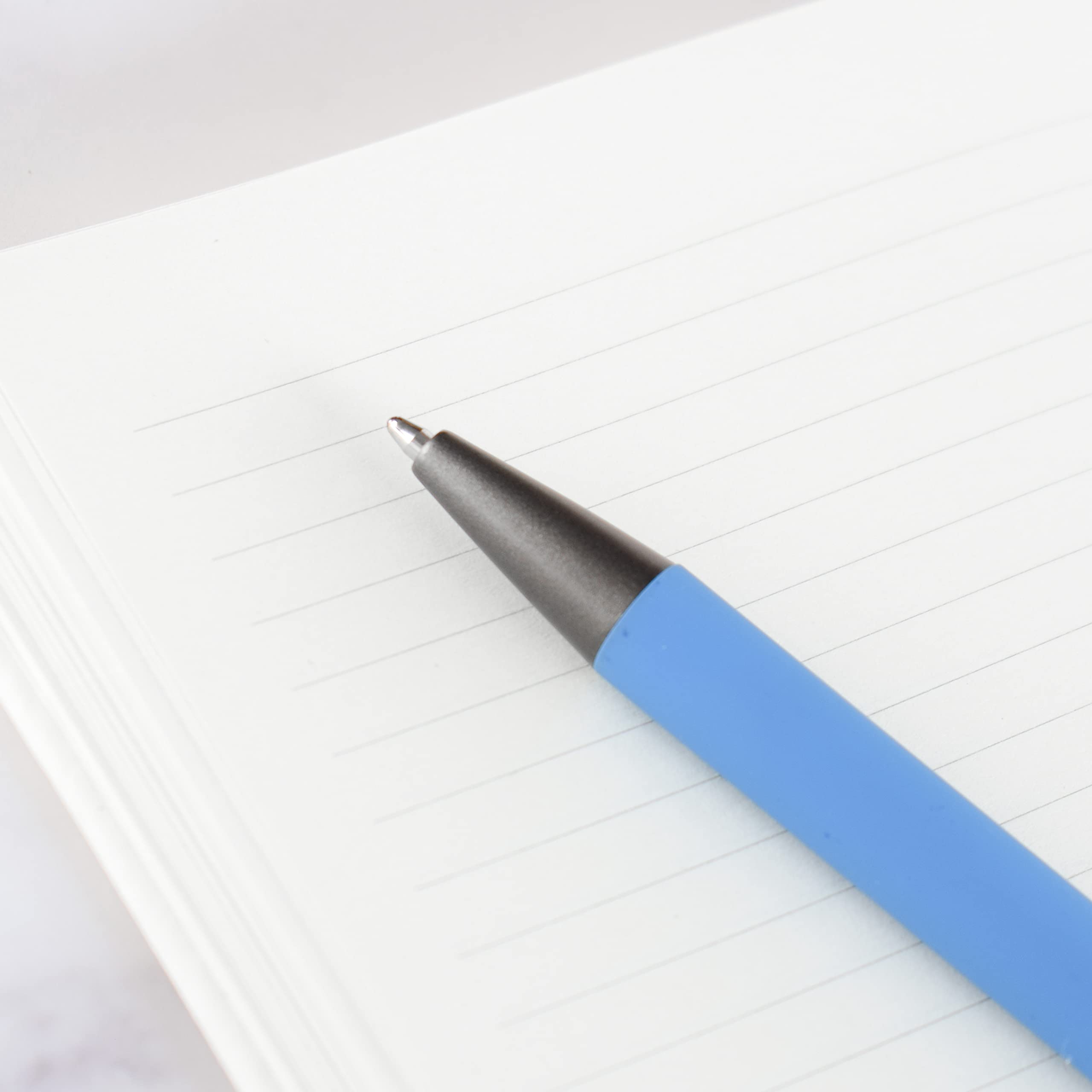 stika.co Ergo Soft - Penne personalizzate blu, lo strumento di scrittura definitivo per comfort e precisione, ideali per scuola, lavoro ed eventi promozionali (40 penne)
