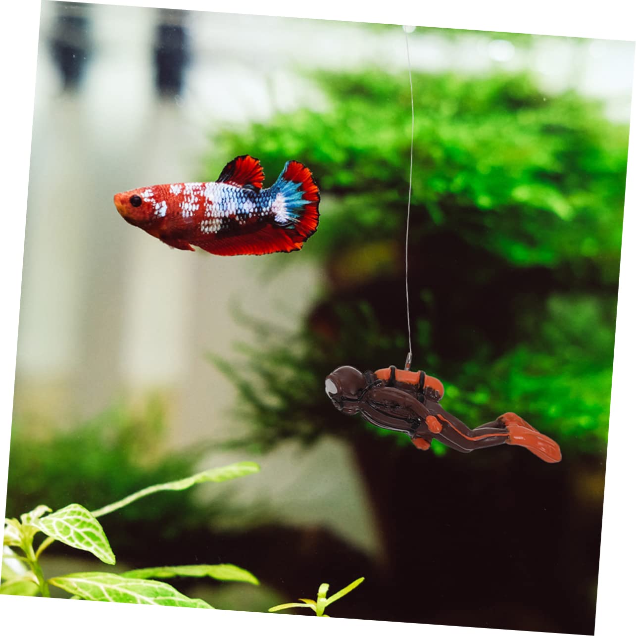3 Ensembles Figurines De Plongeurs Flottants Décorations pour Aquariums Ornements Décoratifs pour Réservoirs Eau Douce Création Un Paysage sous Marin Adorable 4 Pièces * 3