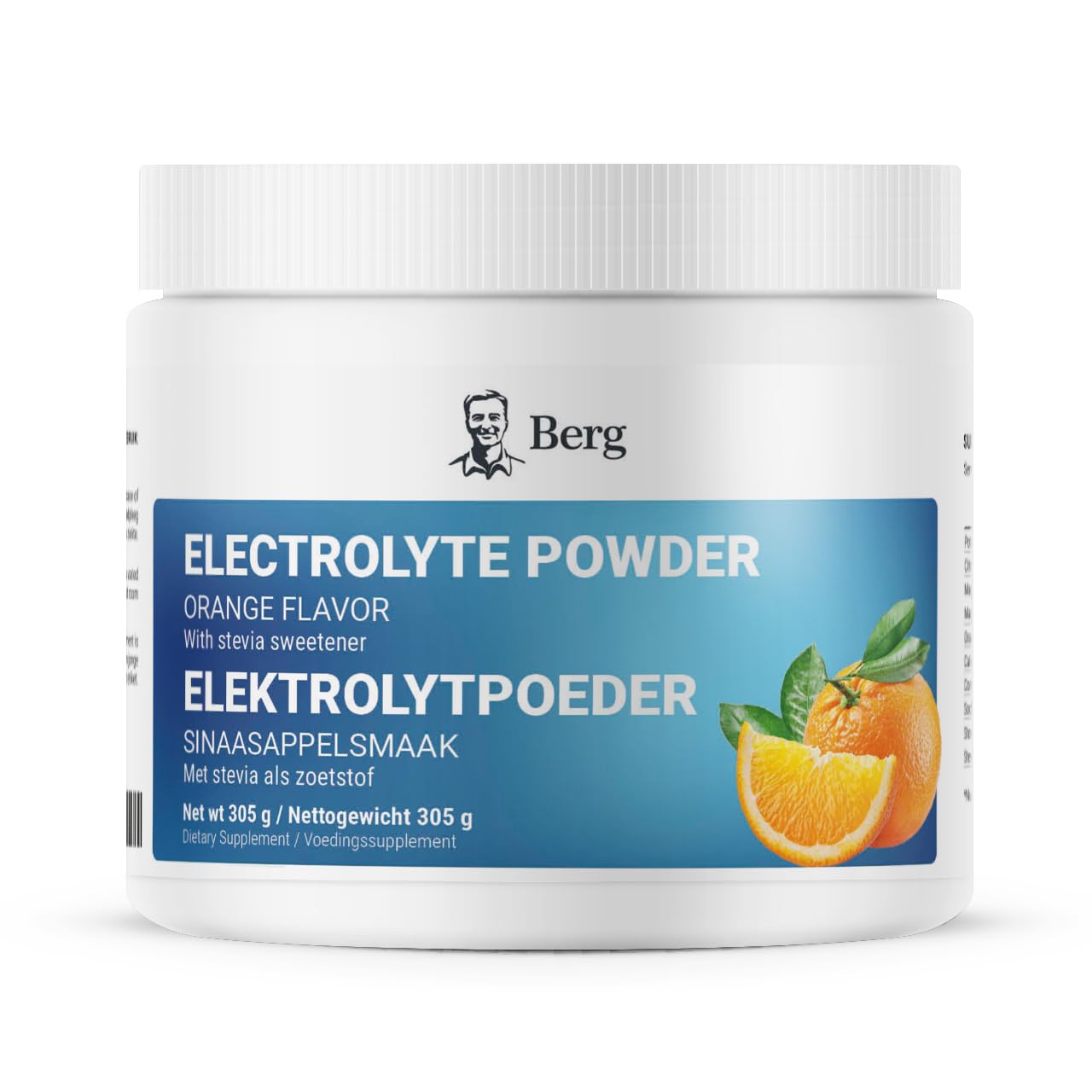 Dr Berg Electrolyte Powder Orange Flavor, 300 Grams