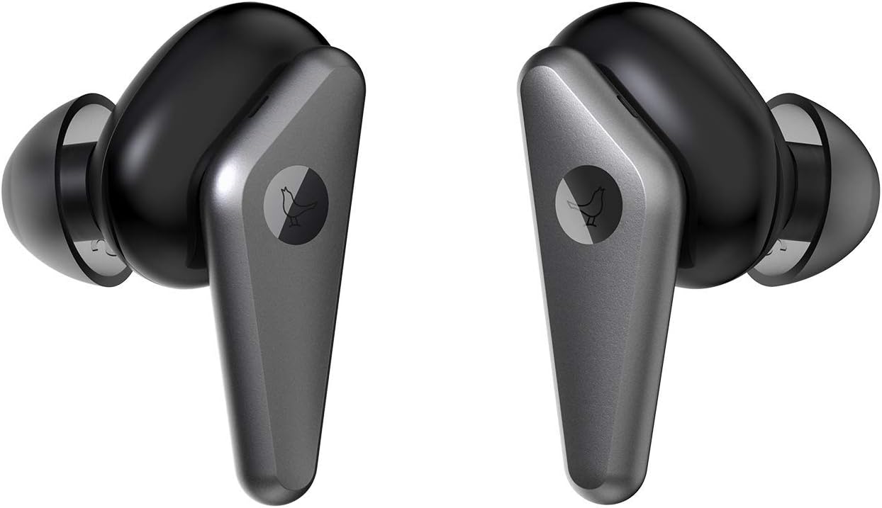 Libratone LI0080000EU6006 TRACK Air+ true wireless earbuds smart noise cancelling (24h of battery - 6h ear buds / 18h charging case, ANC, sweat and splash proof design IPX4, Bluetooth 5.0) - Black
