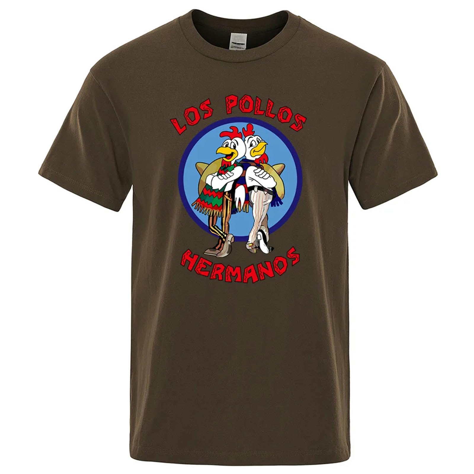 Camisetas Manga Corta Hombre Camiseta Divertida Fashion De Transpirable Suelta-Rojo-Metro