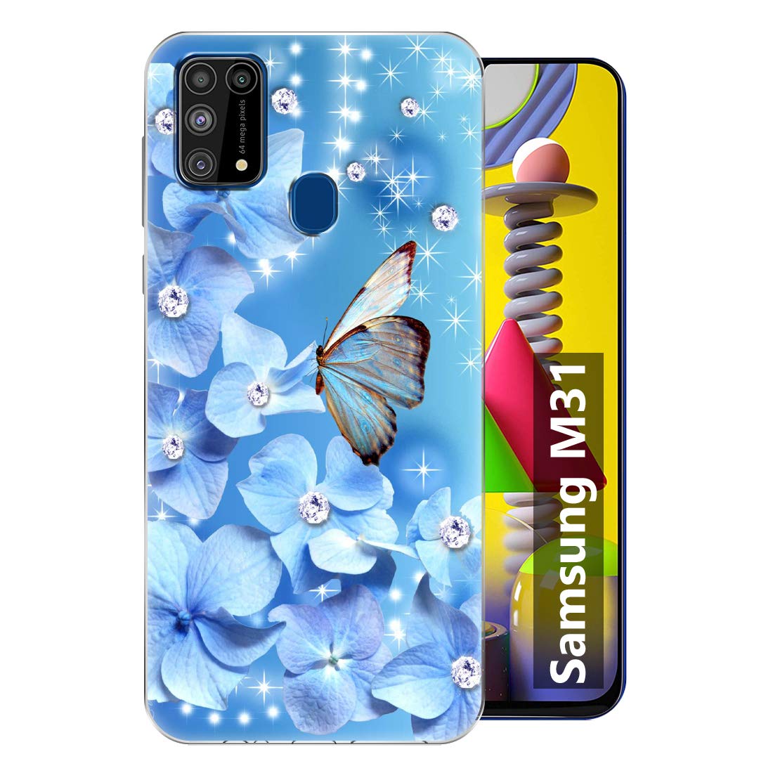 Fashionury Back Cover for Samsung Galaxy M31 (Silicone|Multi-Coloured) (B08767L9CV) Amazon Price History, Amazon Price Tracker