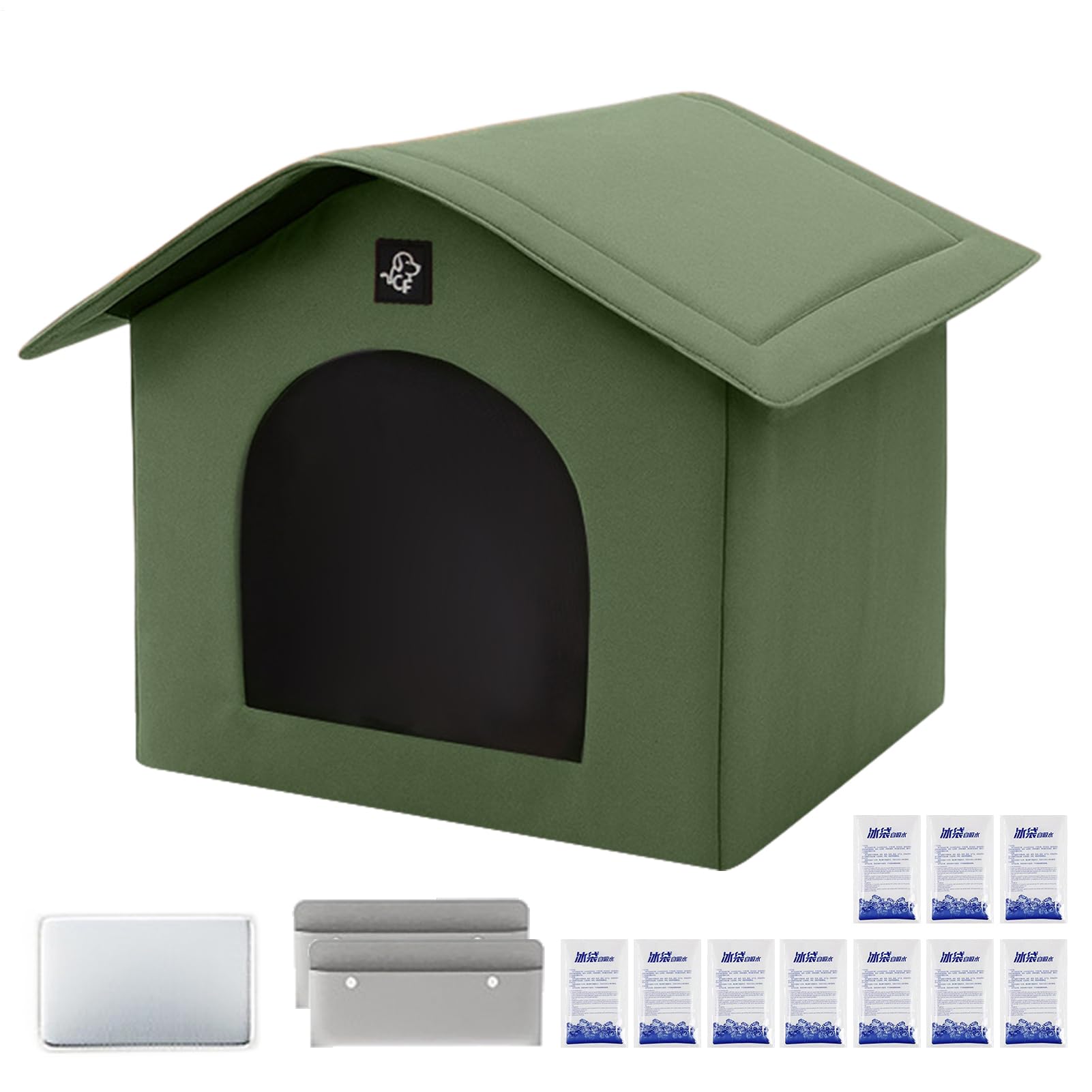 Niche rafraîchissante chien abri isotherme extérieur été canicule